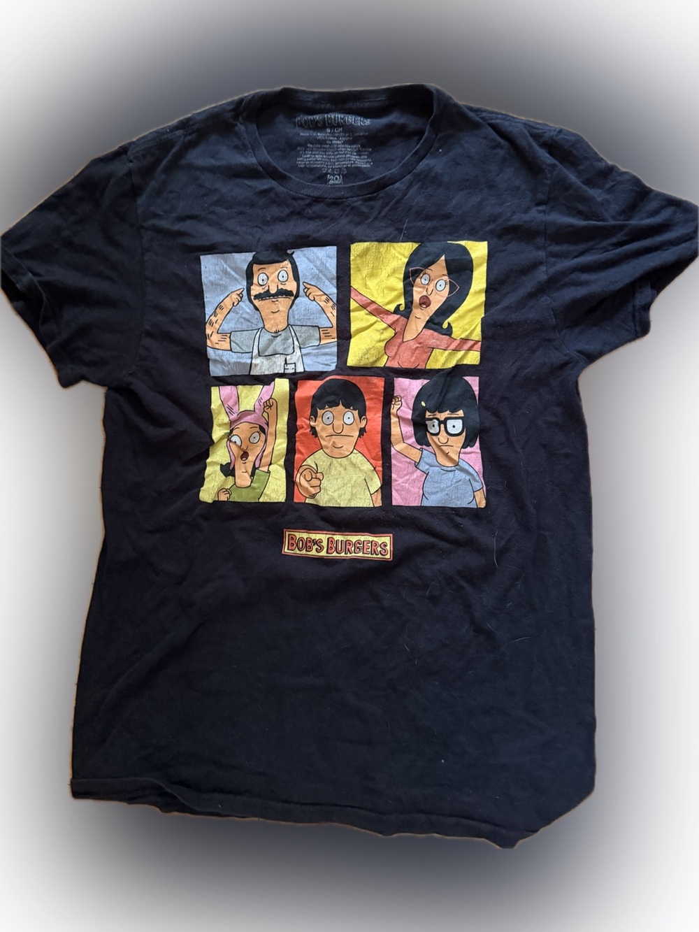 Bobs Burgers Black Short Sleeve Graphic Tee